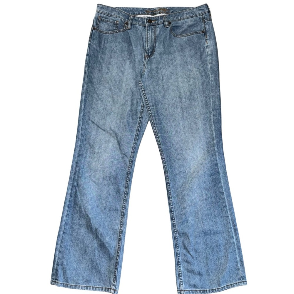 Tommy Hilfiger Boyfriend Jeans Womens 14R Mid Rise 90s Light Wash Denim 32
